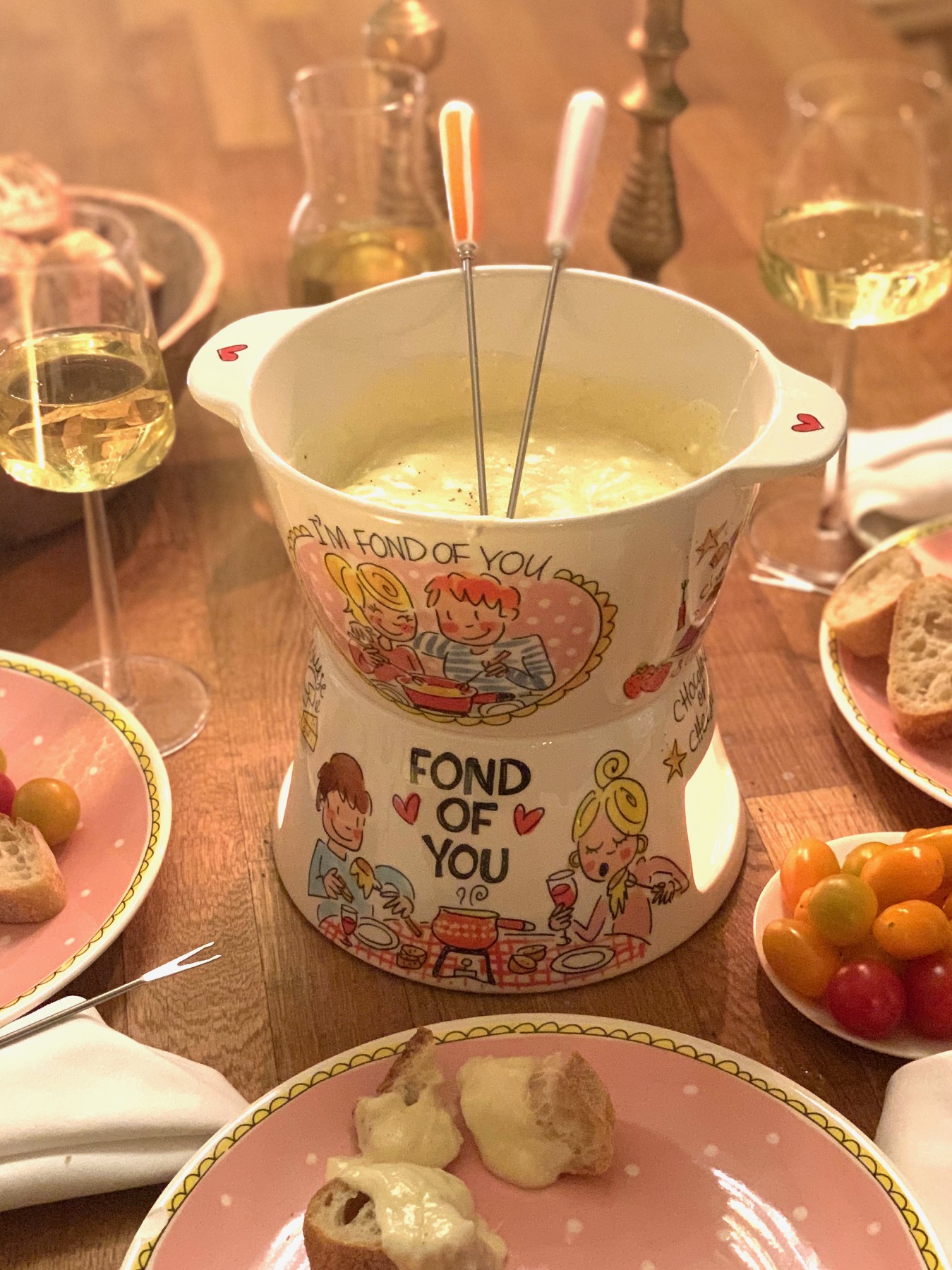 kiezen Samenwerken met comfort Fondue set van Blond Amsterdam