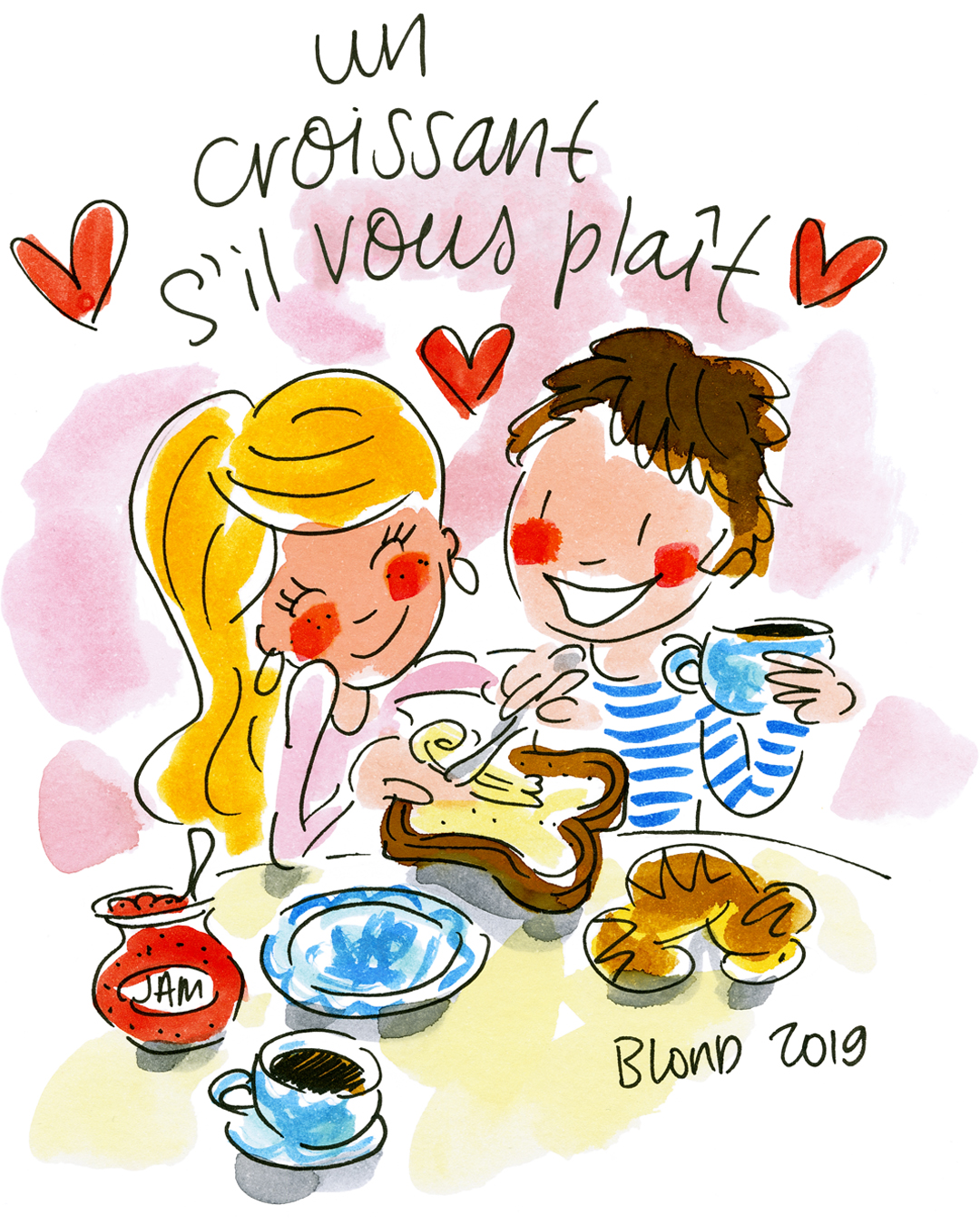 Opblazen Mand Charlotte Bronte Un croissant s'il vous plaît | Blond Amsterdam