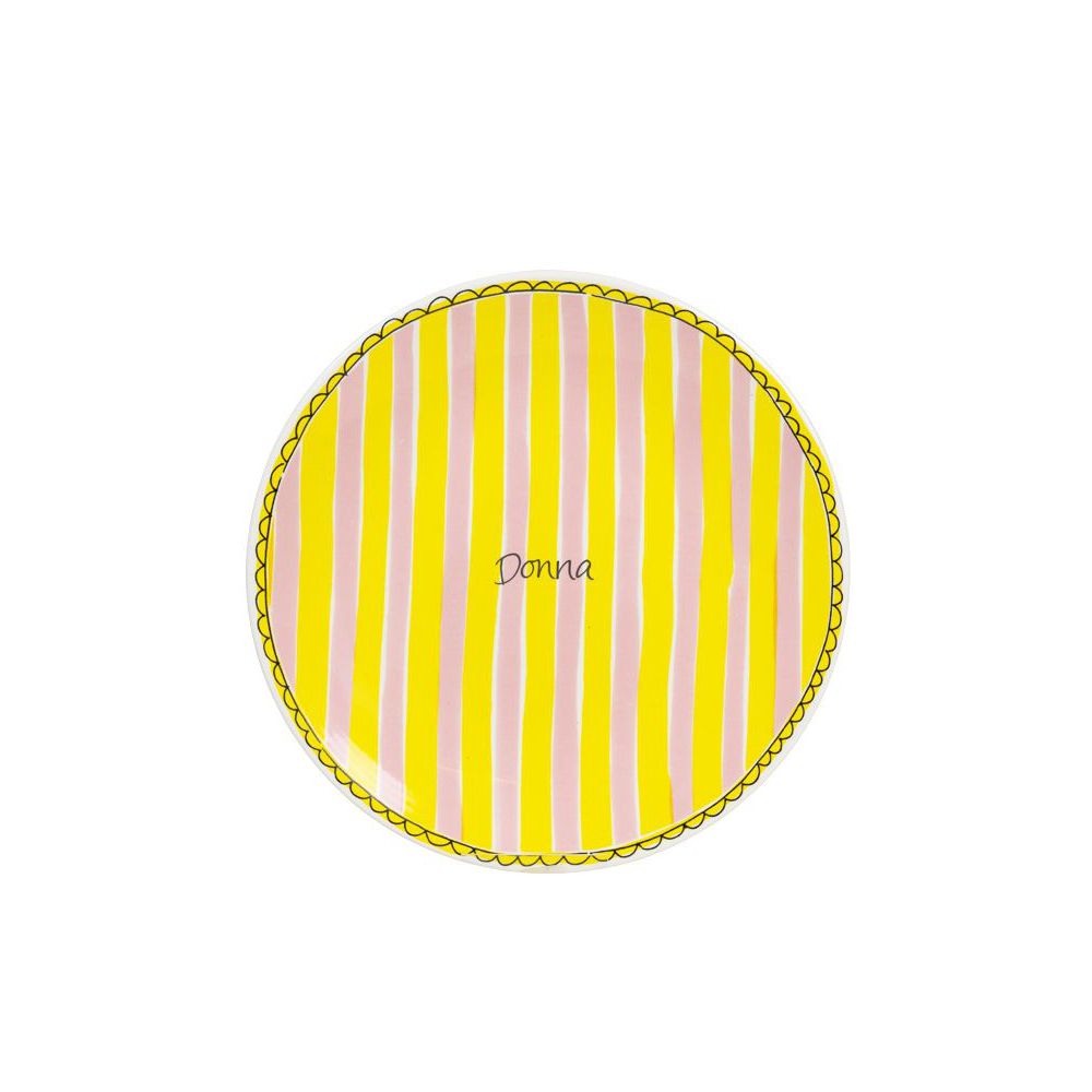 200065-plate 22 cm stripe-BIJSCHRIJF