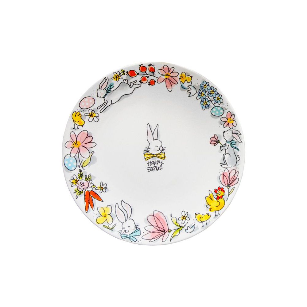 201824 SP- EASTER PLATE 22 CM0