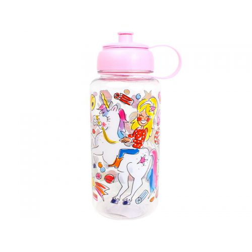 Water Bottle Unicorn 1L soft pink