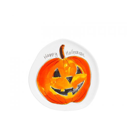 3D Plate Halloween Pumpkin