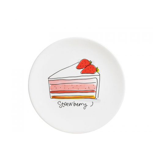 Dessert plate Strawberry