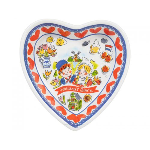 Heart shaped plate Holland ø22CM