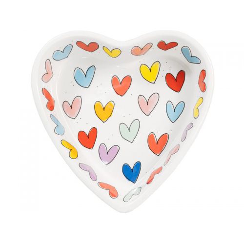 Heart shaped plate Hearts ø22cm