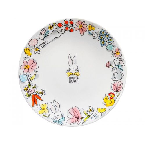 Plate Ø22 cm Happy Easter