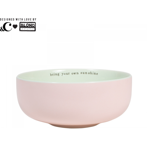 Pink bowl - Bring your own sunshine