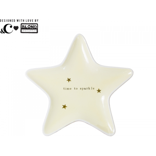 Yellow star plate - time to sparkle